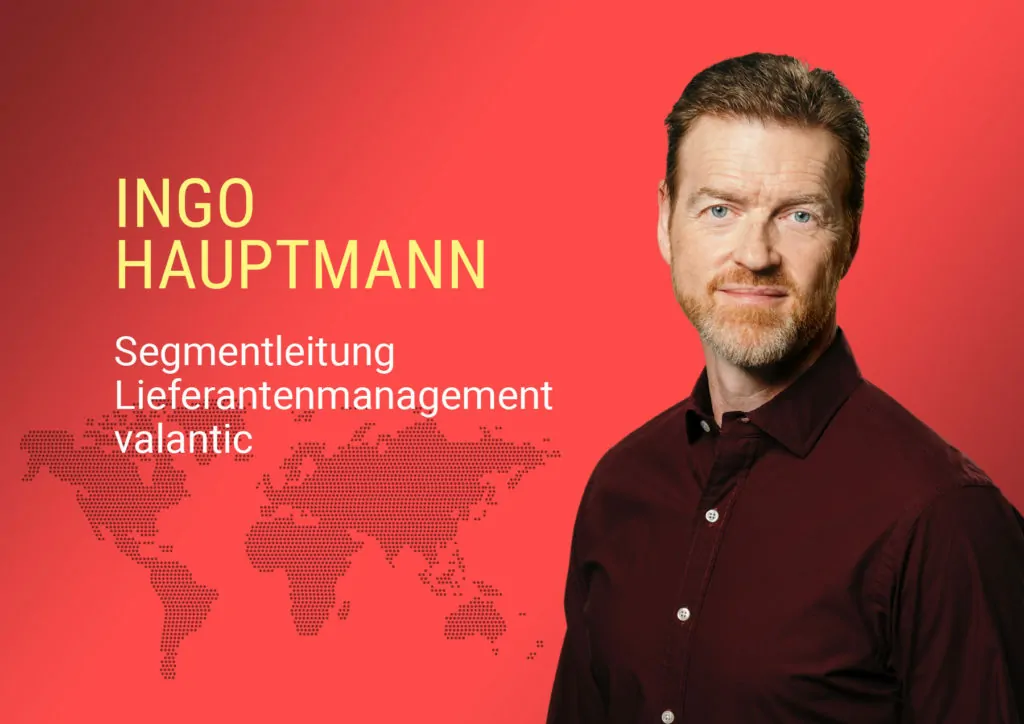 Bild von Ingo Hauptmann, Segmentleitung Lieferantenmanagement bei valantic Supply Chain Excellence, in  der Wirtschaftsmacher-Initiative Logistikheld
