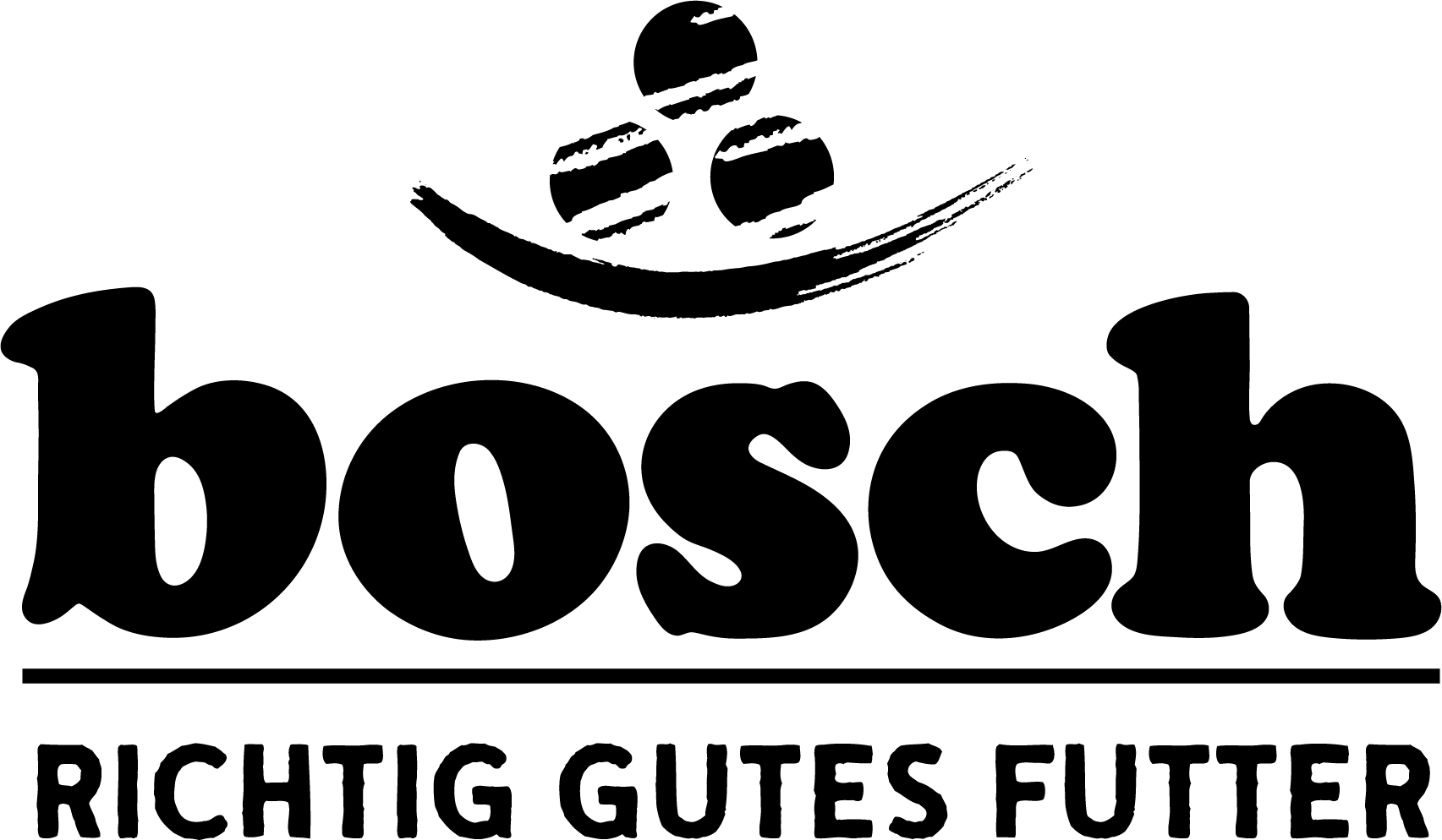 Logo bosch Tiernahrung schwarz
