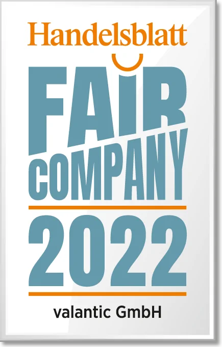 Logo Fair Company 2021, Award valantic