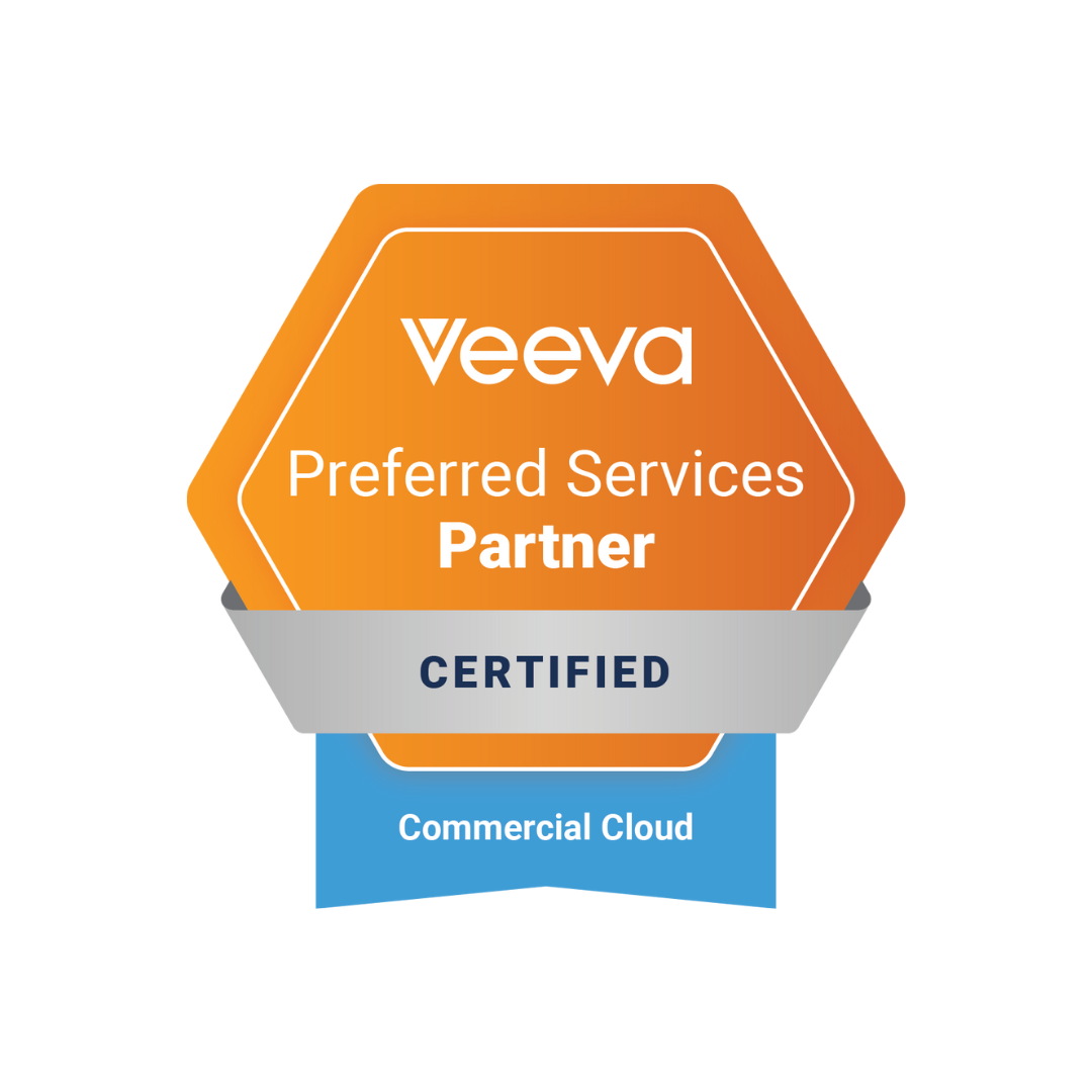 Partnerbadge Veeva Commercial Cloud