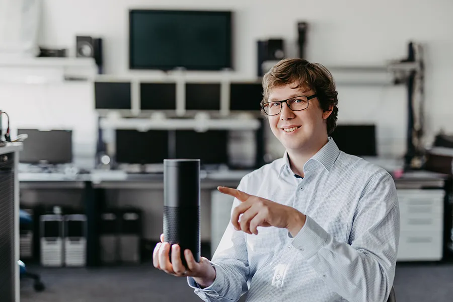 Juniorprofessor Dr.-Ing. Ingo Siegert vom Institut für Informations- und Kommunikationstechnik der Otto-von-Guericke-Universität Magdeburg