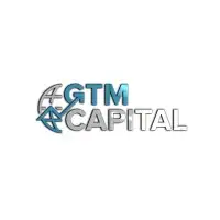Logo displaying "GTM CAPITAL" with a stylized globe and arrow design on the left, embodying visionary global leadership.