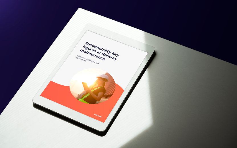 Whitepaper MockUp Sustainability key figures in railway maintenance