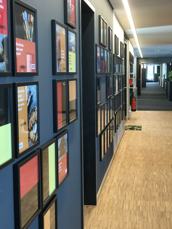 Image of a corridor, office of valantic Customer Engagement & Commerce (CEC) in Mannheim